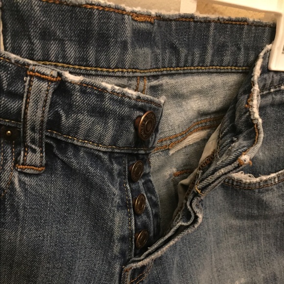 Custom distressed jean shorts - Picture 2 of 8